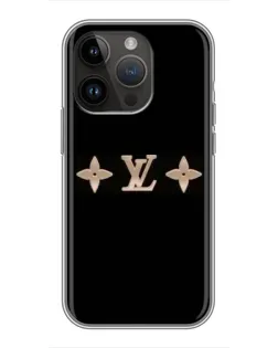 Чохол для iPhone 14 Pro Max з картинкою «Louis Vuitton — мінімалізм»