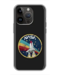 Чохол для iPhone 14 Pro Max з картинкою «NASA — емблема місії»