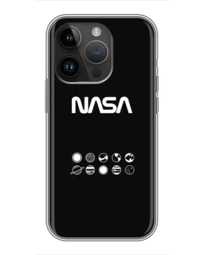 Чохол для iPhone 14 Pro Max з картинкою «NASA — технічний принт»