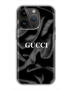 Чохол для iPhone 14 Pro Max з картинкою «Gucci — шовкові хвилі» Чохол для iPhone 14 Pro Max з картинкою «Gucci — шовкові хвилі»