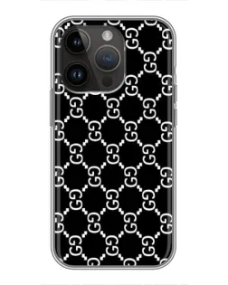 Чохол для iPhone 14 Pro Max з картинкою «Gucci — сітчастий паттерн»