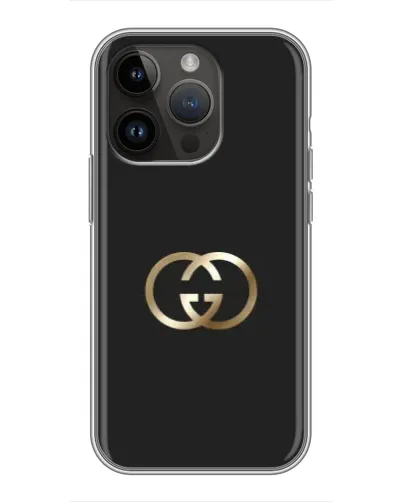 Чохол для iPhone 14 Pro Max з картинкою «Мінімалізм Gucci»