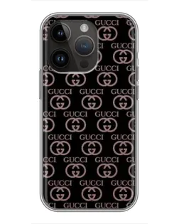 Чохол для iPhone 14 Pro Max з картинкою «Класична монограма Gucci»