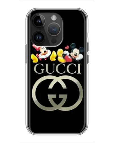 Чохол для iPhone 14 Pro Max з картинкою «Gucci — герої Disney»