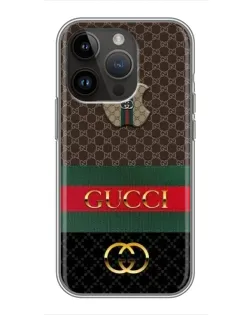 Чохол для iPhone 14 Pro Max з картинкою «Gucci — брендований десерт»