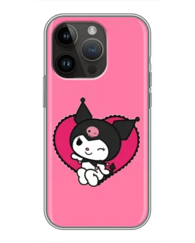Чохол для iPhone 14 Pro Max з картинкою «Kuromi — любов у серці» Чохол для iPhone 14 Pro Max з картинкою «Kuromi — любов у серці»