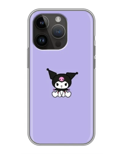 Чохол для iPhone 14 Pro Max з картинкою «Kuromi — фіолетовий мінімалізм» Чохол для iPhone 14 Pro Max з картинкою «Kuromi — фіолетовий мінімалізм»
