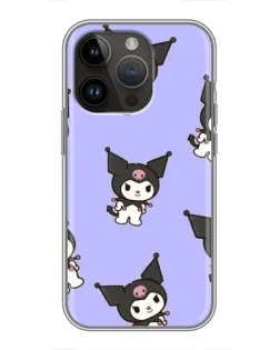 Чохол для iPhone 14 Pro Max з картинкою «Паттерн з Kuromi»
