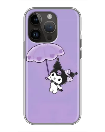 Чохол для iPhone 14 Pro Max з картинкою «Kuromi з парасолькою» Чохол для iPhone 14 Pro Max з картинкою «Kuromi з парасолькою»