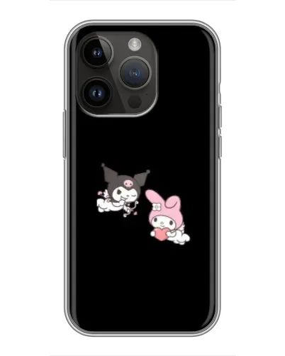 Чохол для iPhone 14 Pro Max з картинкою «My Melody та Kuromi» Чохол для iPhone 14 Pro Max з картинкою «My Melody та Kuromi»