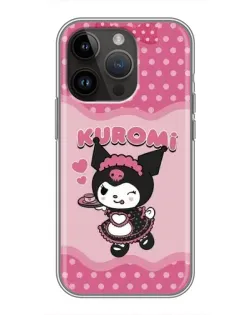 Чохол для iPhone 14 Pro Max з картинкою «Kuromi в окулярах»