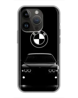 Чохол для iPhone 14 Pro Max з картинкою «BMW — погляд з темряви»