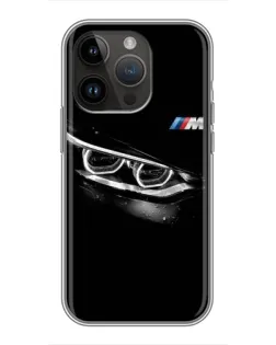 Чохол для iPhone 14 Pro Max з картинкою «BMW — погляд тигра» Чохол для iPhone 14 Pro Max з картинкою «BMW — погляд тигра»