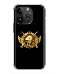 Чохол для iPhone 14 Pro Max з картинкою «PUBG — помаранчевий градієнт»