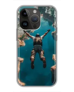 Чохол для iPhone 14 Pro Max з картинкою «PUBG — вільне падіння»