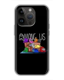 Чохол для iPhone 14 Pro Max з картинкою «Логотип Among Us» Чохол для iPhone 14 Pro Max з картинкою «Логотип Among Us»
