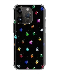 Чохол для iPhone 14 Pro Max з картинкою «Екіпаж Among Us»
