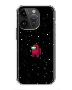Чохол для iPhone 14 Pro Max з картинкою «Червоний Among Us»