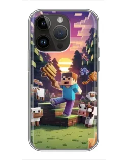 Чохол для iPhone 14 Pro Max з картинкою «Стів на фермі» Чохол для iPhone 14 Pro Max з картинкою «Стів на фермі»