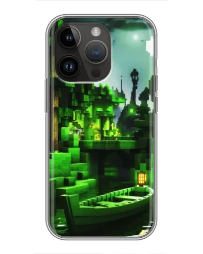 Чохол для iPhone 14 Pro Max з картинкою «Minecraft лісовий пейзаж» Чохол для iPhone 14 Pro Max з картинкою «Minecraft лісовий пейзаж»
