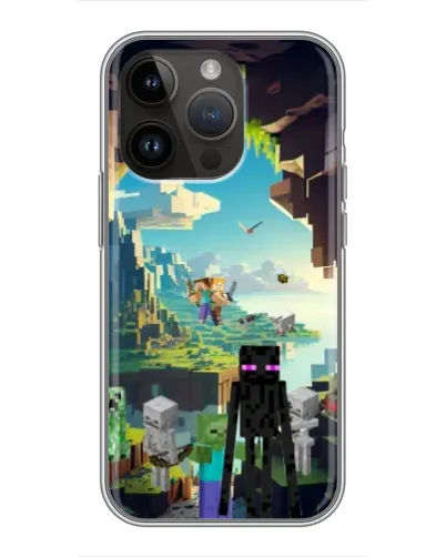 Чохол для iPhone 14 Pro Max з картинкою «Ендермен у лісі» Чохол для iPhone 14 Pro Max з картинкою «Ендермен у лісі»