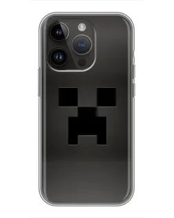 Чохол для iPhone 14 Pro Max з картинкою «Чорний кріпер градієнт»
