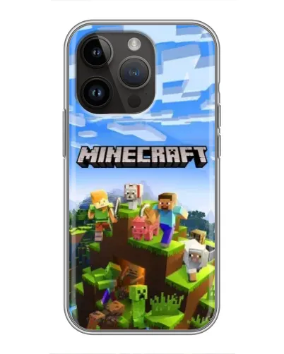 Чохол для iPhone 14 Pro Max з картинкою «Minecraft класичний світ» Чохол для iPhone 14 Pro Max з картинкою «Minecraft класичний світ»