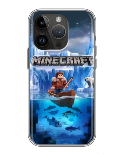 Чохол для iPhone 14 Pro Max з картинкою «Minecraft льодянийсвіт» Чохол для iPhone 14 Pro Max з картинкою «Minecraft льодянийсвіт»