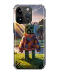 Чохол для iPhone 14 Pro Max з картинкою «Кріпер у светрі»