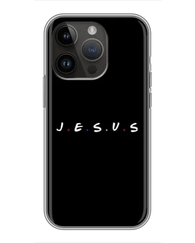 Чехол для iPhone 14 Pro Max с картинкой «Точки веры J.E.S.U.S.» Чехол для iPhone 14 Pro Max с картинкой «Точки веры J.E.S.U.S.»