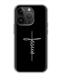 Чехол для iPhone 14 Pro Max с картинкой «Тонкая линия веры»