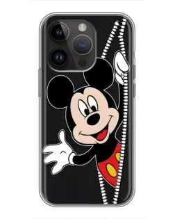Чохол для iPhone 14 Pro Max з картинкою «Міккі розсуває стіни»