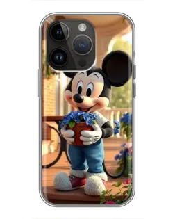 Чохол для iPhone 14 Pro Max з картинкою «Міккі садівник»