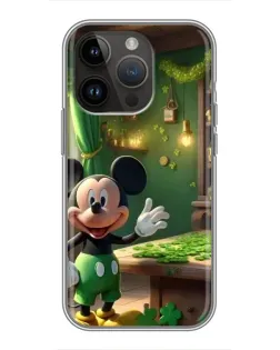 Чохол для iPhone 14 Pro Max з картинкою «Міккі в майстерні»