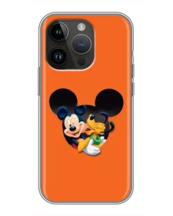 Чехол для iPhone 14 Pro Max с картинкой «Сердце Микки Минни»