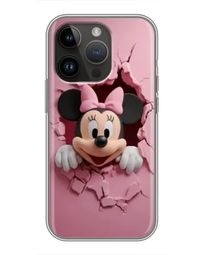 Чохол для iPhone 14 Pro Max з картинкою «Мінні крізь стіну» Чохол для iPhone 14 Pro Max з картинкою «Мінні крізь стіну»