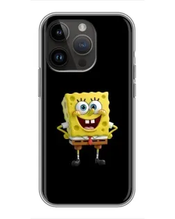 Чохол для iPhone 14 Pro Max з картинкою «Класичний Губка Боб»