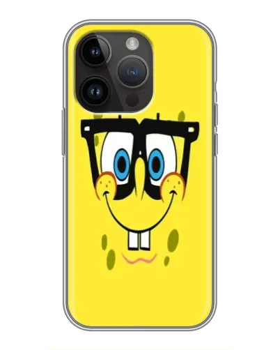 Чохол для iPhone 14 Pro Max з картинкою «Мінімалістичний Спанч Боб» Чохол для iPhone 14 Pro Max з картинкою «Мінімалістичний Спанч Боб»