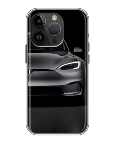 Чохол для iPhone 14 Pro Max з картинкою «Tesla Model S Look» Чохол для iPhone 14 Pro Max з картинкою «Tesla Model S Look»