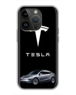 Чохол для iPhone 14 Pro Max з картинкою «Tesla Model Y»