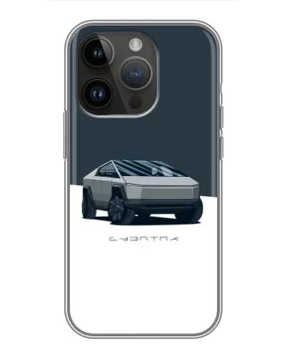 Чохол для iPhone 14 Pro Max з картинкою «Сріблястий Cybertruck Tesla» Чохол для iPhone 14 Pro Max з картинкою «Сріблястий Cybertruck Tesla»