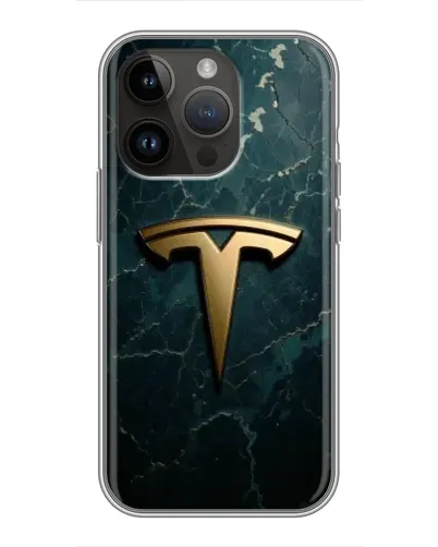 Чохол для iPhone 14 Pro Max з картинкою «Мармурова Tesla Gold» Чохол для iPhone 14 Pro Max з картинкою «Мармурова Tesla Gold»
