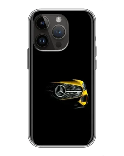 Чохол для iPhone 14 Pro Max з картинкою «Mercedes — ретро стиль»
