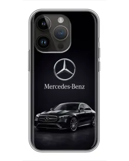 Чохол для iPhone 14 Pro Max з картинкою «Mercedes — решітка радіатора»