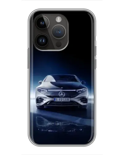 Чохол для iPhone 14 Pro Max з картинкою «Нічний Mercedes EQ»