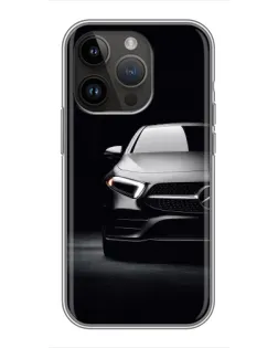 Чохол для iPhone 14 Pro Max з картинкою «Світло фар Mercedes»