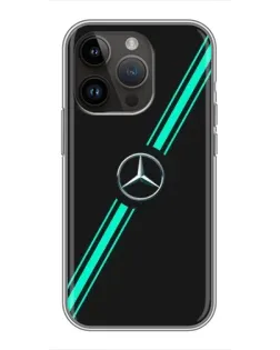 Чохол для iPhone 14 Pro Max з картинкою «Спортивні лінії Mercedes» Чохол для iPhone 14 Pro Max з картинкою «Спортивні лінії Mercedes»