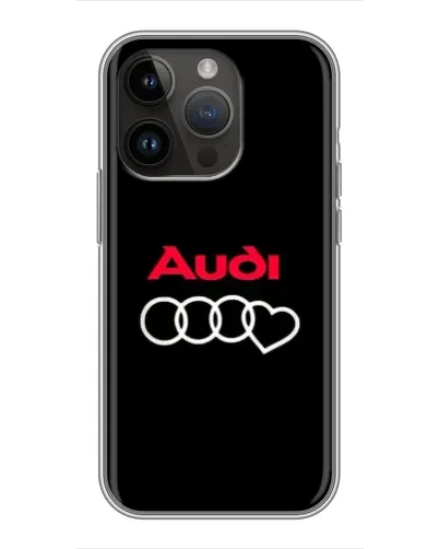 Чехол для iPhone 14 Pro Max с картинкой «Логотип Audi Heart» Чехол для iPhone 14 Pro Max с картинкой «Логотип Audi Heart»