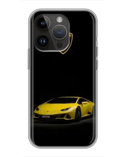 Чохол для iPhone 14 Pro Max з картинкою «Lamborghini жовтий акцент» Чохол для iPhone 14 Pro Max з картинкою «Lamborghini жовтий акцент»
