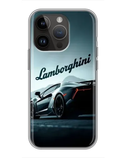 Чохол для iPhone 14 Pro Max з картинкою «Класичний Lamborghini надпис» Чохол для iPhone 14 Pro Max з картинкою «Класичний Lamborghini надпис»